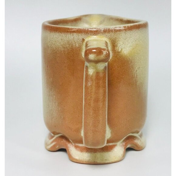 Vintage Frankoma Pottery Creamer Cream Pitcher USA Brown 4 Oz American - Picture 3 of 7